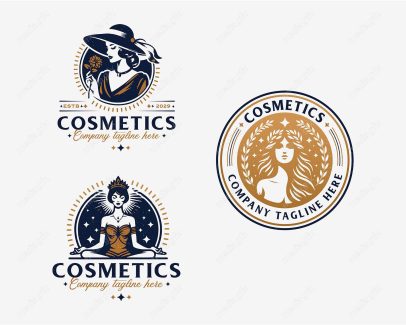 وکتور آرم و لوگوی سالن زیبایی و آرایشی   MV004260