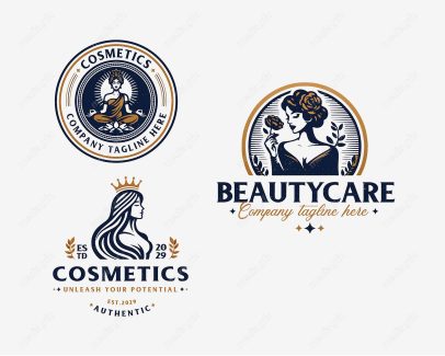 وکتور آرم و لوگوی سالن زیبایی و آرایشی   MV004264