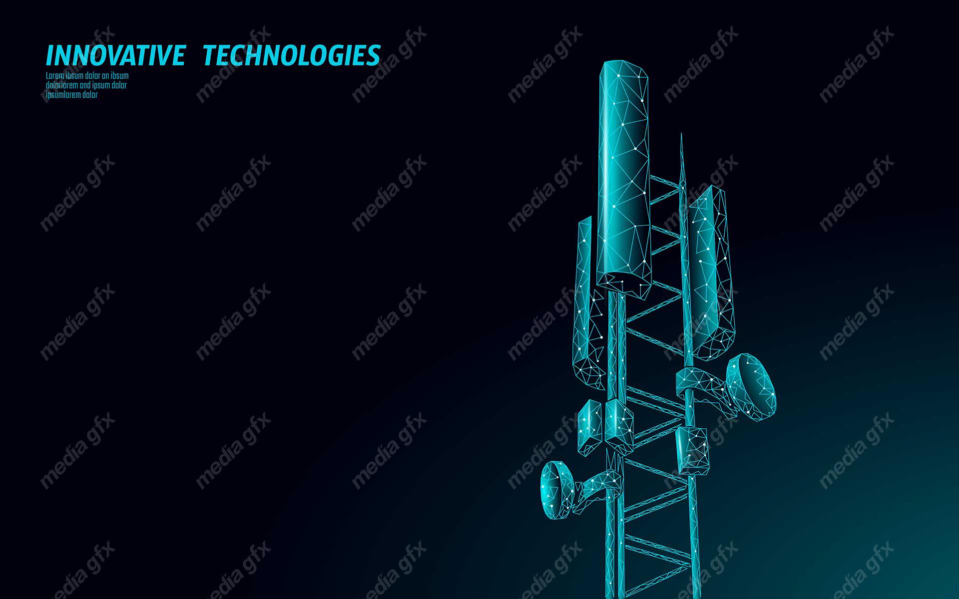 وکتور شبکه ارتباطی 5G MV004267