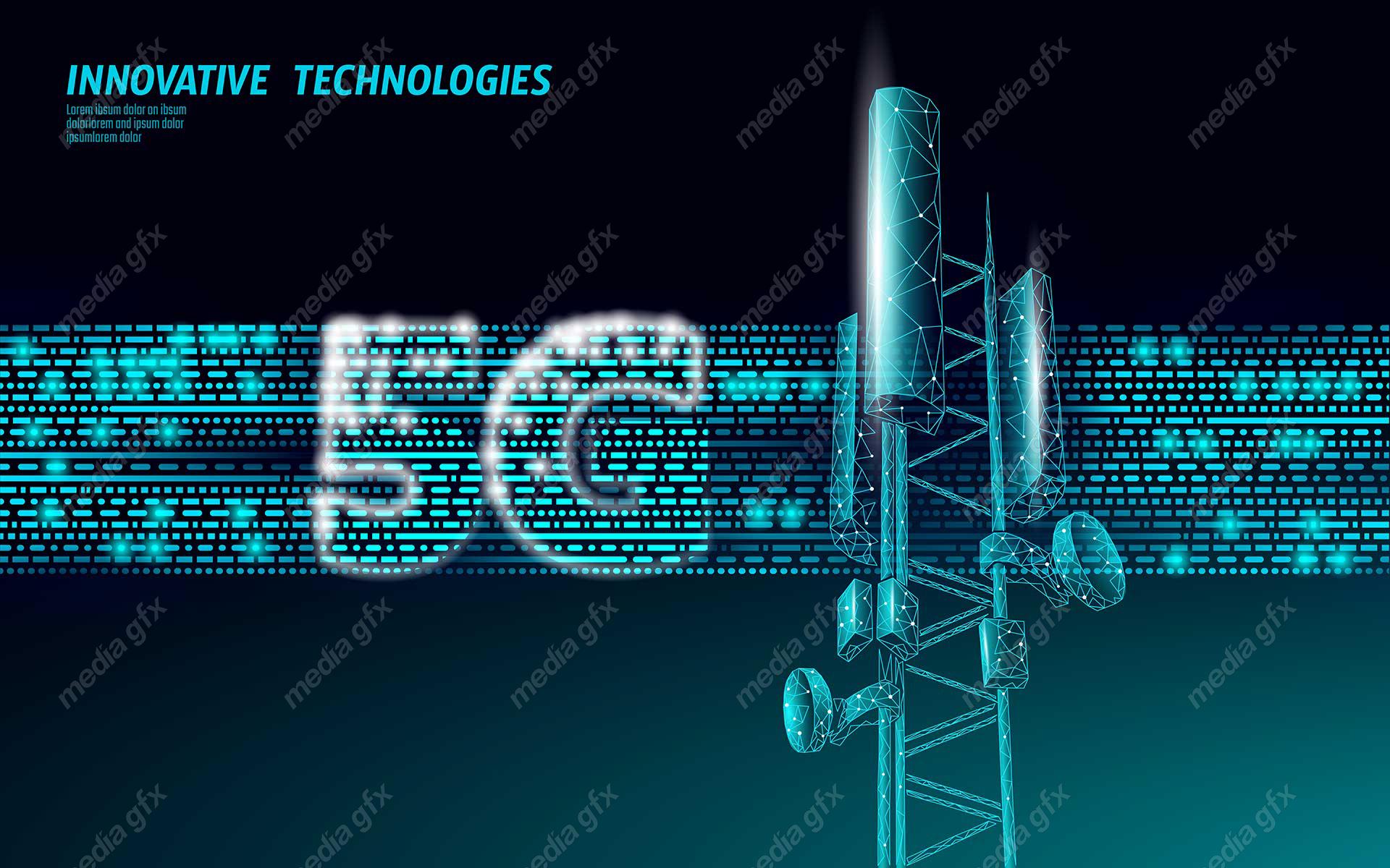 وکتور شبکه ارتباطی 5G MV004268
