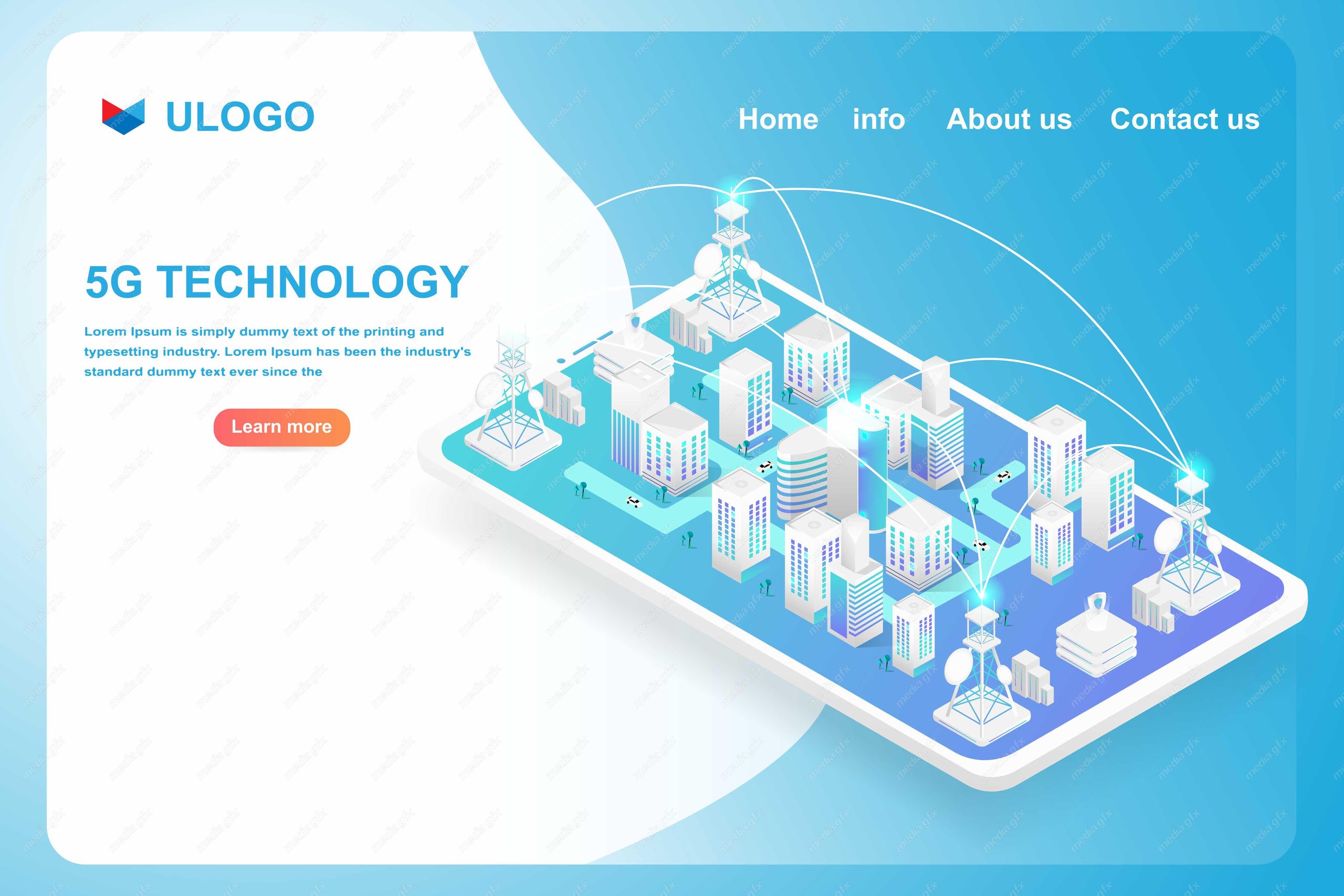 وکتور شبکه ارتباطی 5G MV004269