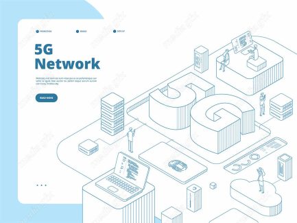 وکتور شبکه ارتباطی 5G MV004270