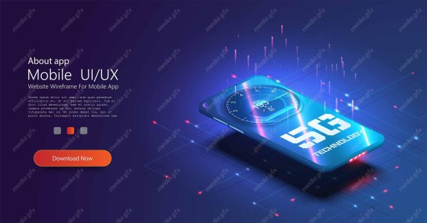 وکتور شبکه ارتباطی 5G MV004273