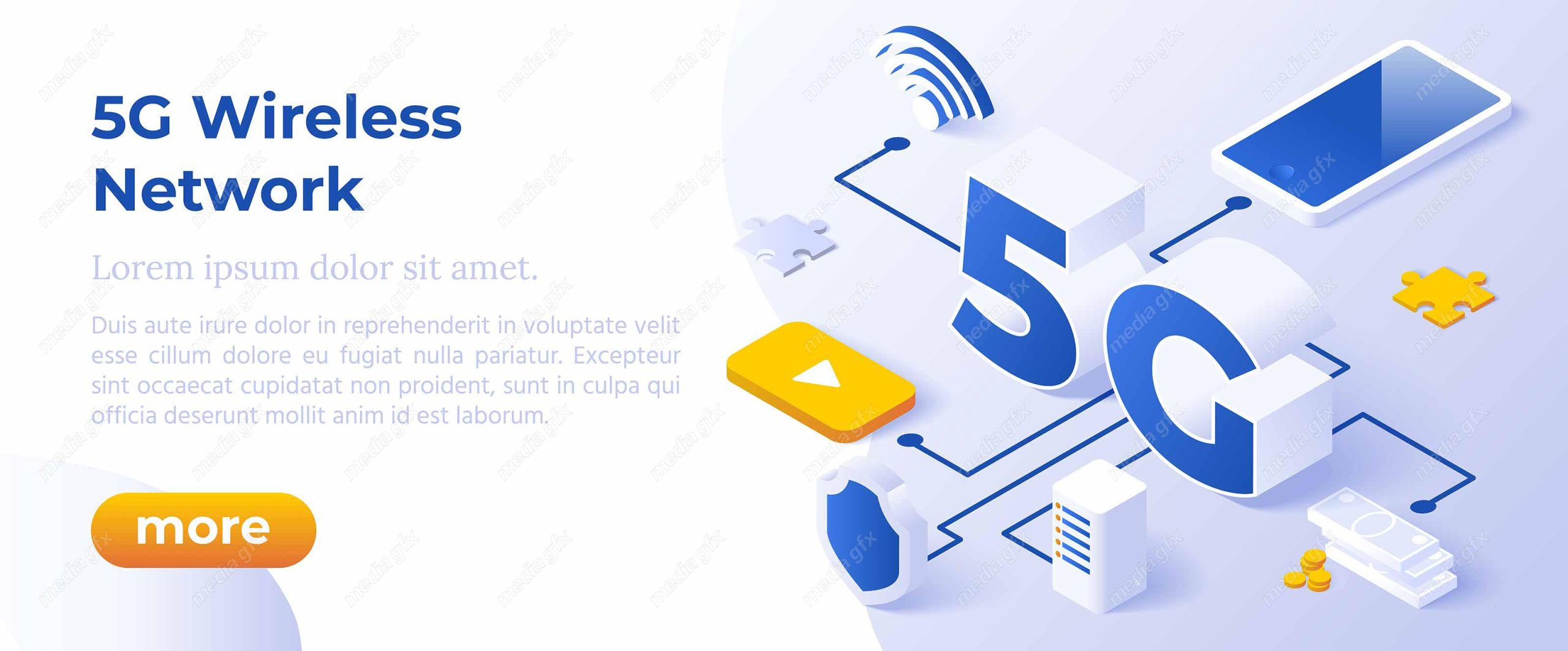 وکتور شبکه ارتباطی 5G MV004274