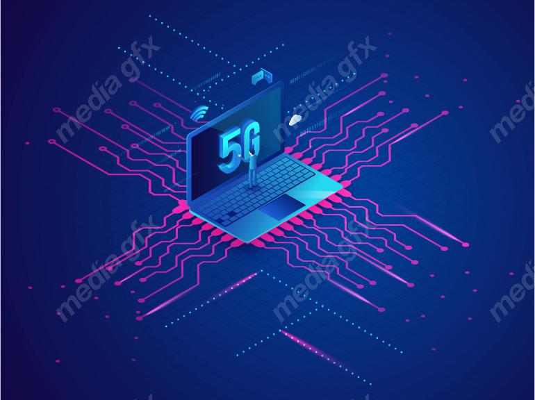 وکتور شبکه ارتباطی 5G MV004275