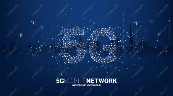 وکتور شبکه ارتباطی 5G MV004278