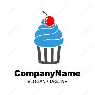 دانلود رایگان وکتور طرح لوگوی شیرینی خامه ای، شیرینی پزی و شیرینی فروشی MV004337