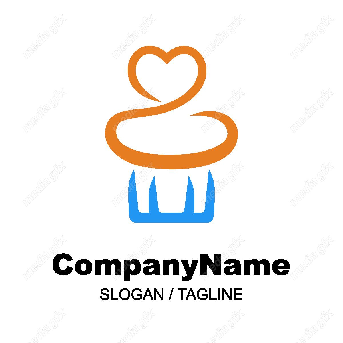 دانلود رایگان وکتور طرح لوگوی شیرینی خامه ای، شیرینی پزی و شیرینی فروشی MV004340