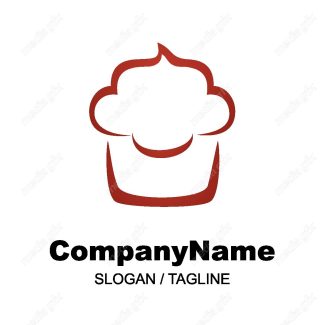 دانلود رایگان وکتور طرح لوگوی شیرینی خامه ای، شیرینی پزی و شیرینی فروشی MV004341