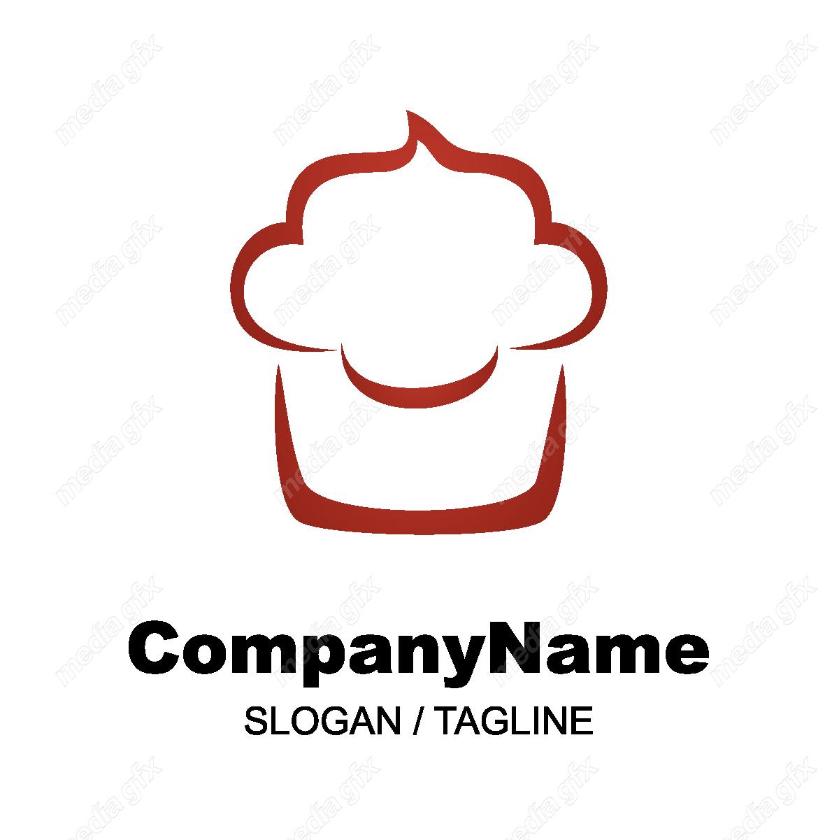 دانلود رایگان وکتور طرح لوگوی شیرینی خامه ای، شیرینی پزی و شیرینی فروشی MV004341