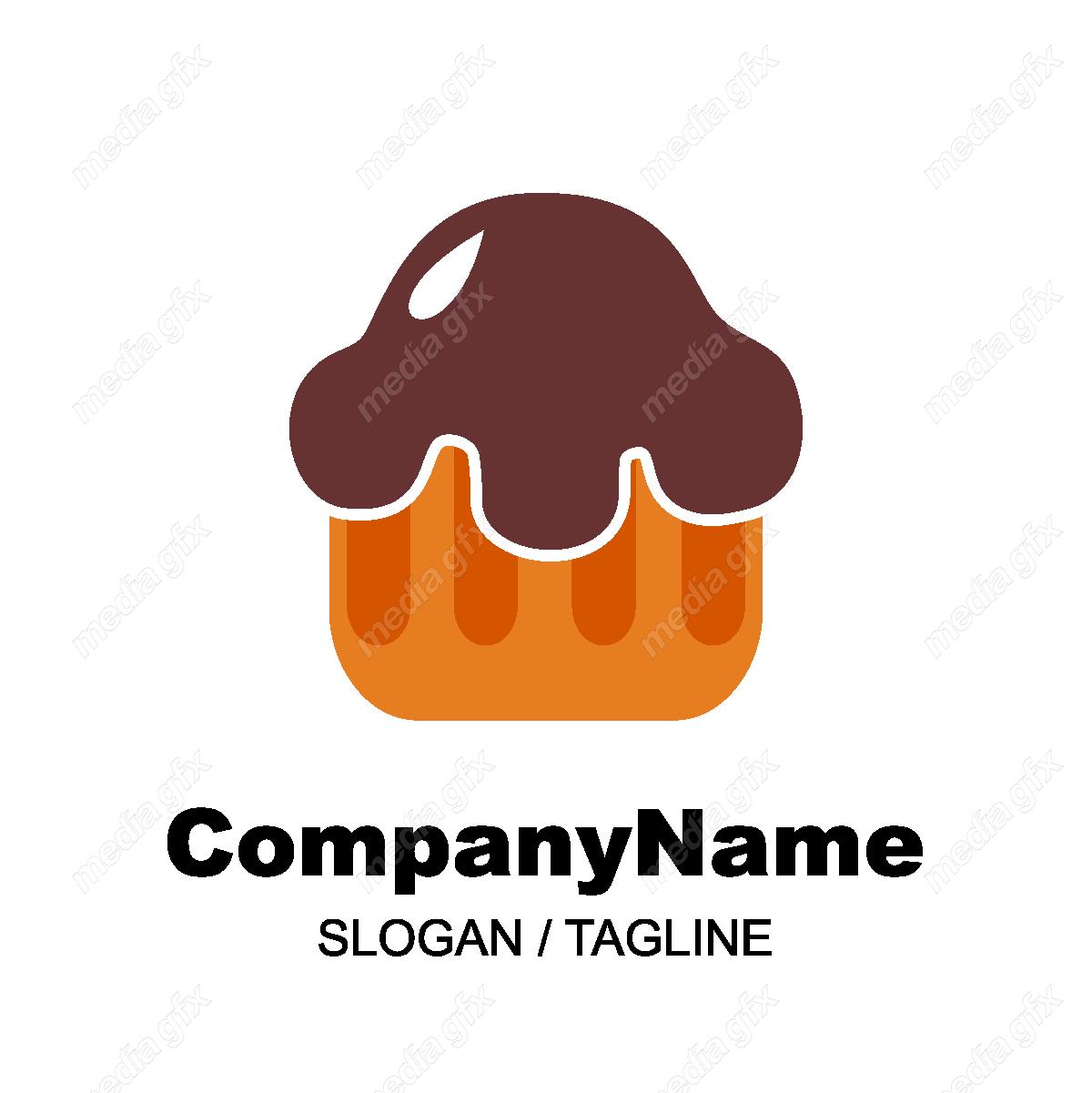 دانلود رایگان وکتور طرح لوگوی شیرینی خامه ای، شیرینی پزی و شیرینی فروشی MV004346