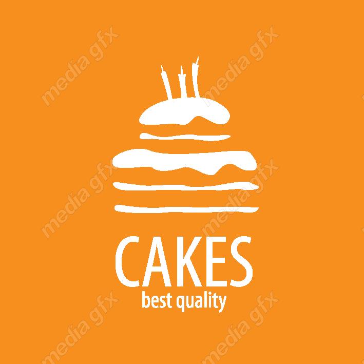 دانلود رایگان وکتور طرح لوگوی کیک و شیرینی و قنادی MV004365