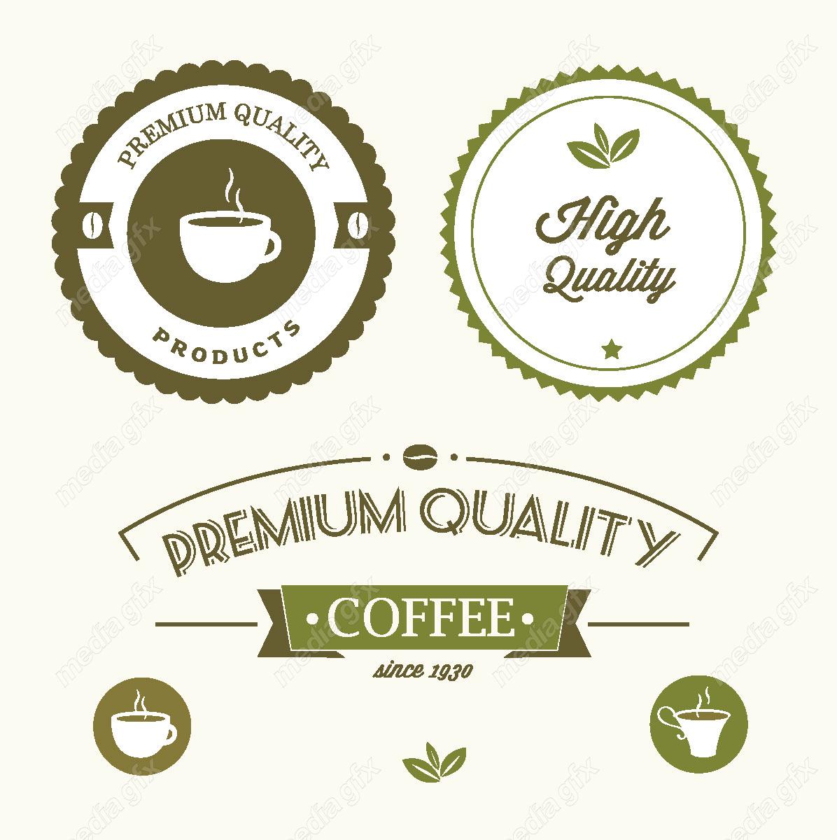 وکتور طرح لوگوی فنجان چای سبز و دمنوش MV004384