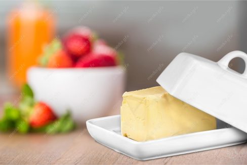 دانلود رایگان عکس با کیفیت کره صبحانه طبیعی و تازه MJ004401