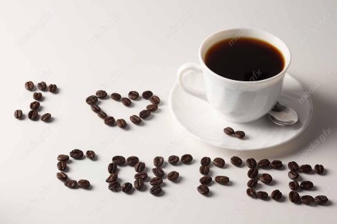 دانلود رایگان عکس با کیفیت پس زمینه دانه های قهوه عربیکا و روبوستا MJ004442