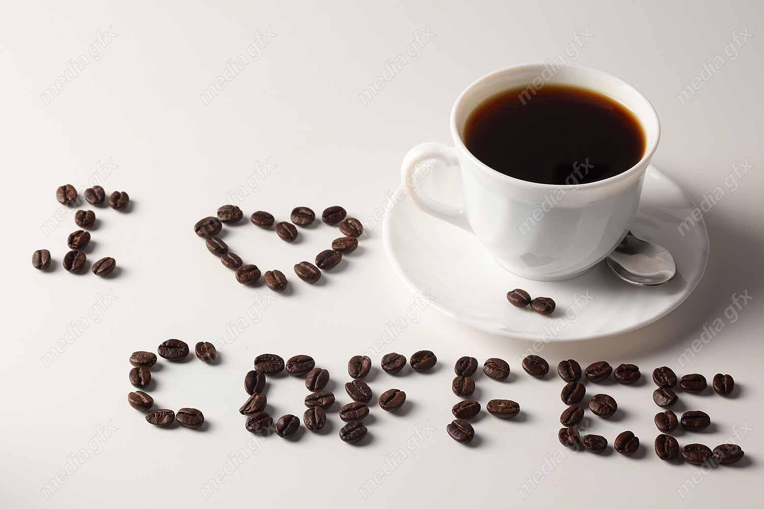 دانلود رایگان عکس با کیفیت پس زمینه دانه های قهوه عربیکا و روبوستا MJ004442