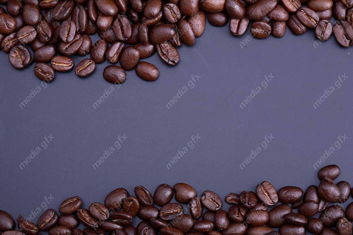 دانلود رایگان عکس با کیفیت پس زمینه دانه های قهوه عربیکا و روبوستا MJ004457