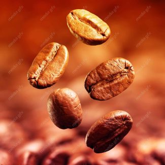 عکس با کیفیت دانه قهوه عربیکا و روبوستا MJ004476