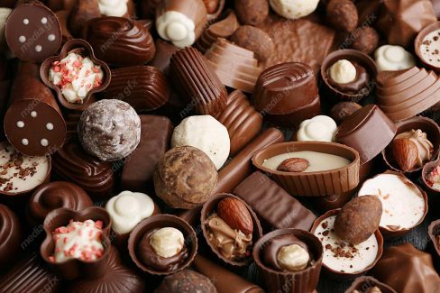 عکس با کیفیت شکلات کاکائویی و شیری طبیعی MJ004518