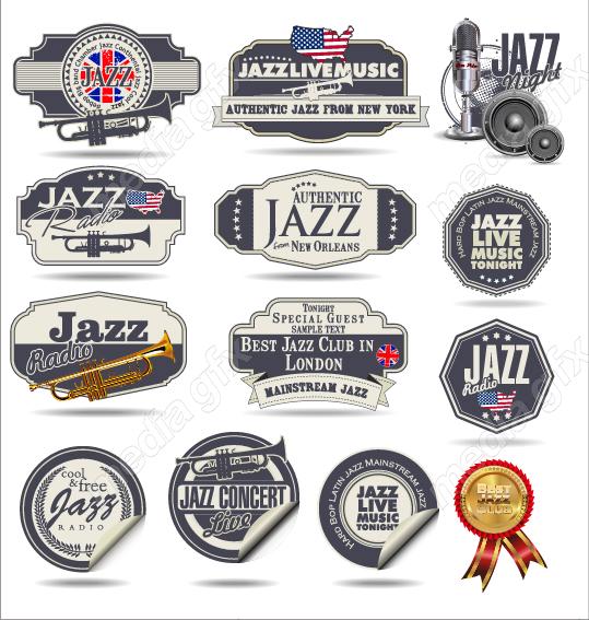 دانلود رایگان وکتور طرح لوگو ساز، میکروفون، پادکست و موسیقی  MV004600