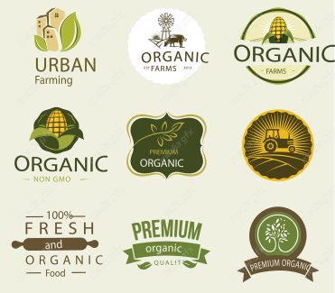 وکتور طرح لوگوی کشاورزی و باغبانی و مزرعه MV004617