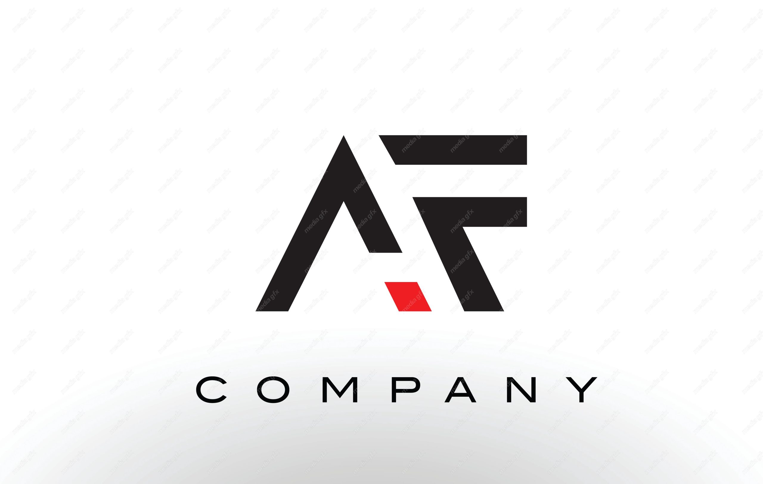 لوگوی انتزاعی حروف AF انگلیسی MV004664