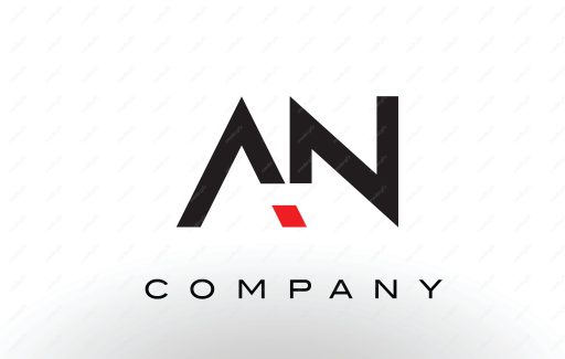 لوگوی انتزاعی حروف AN انگلیسی MV004669