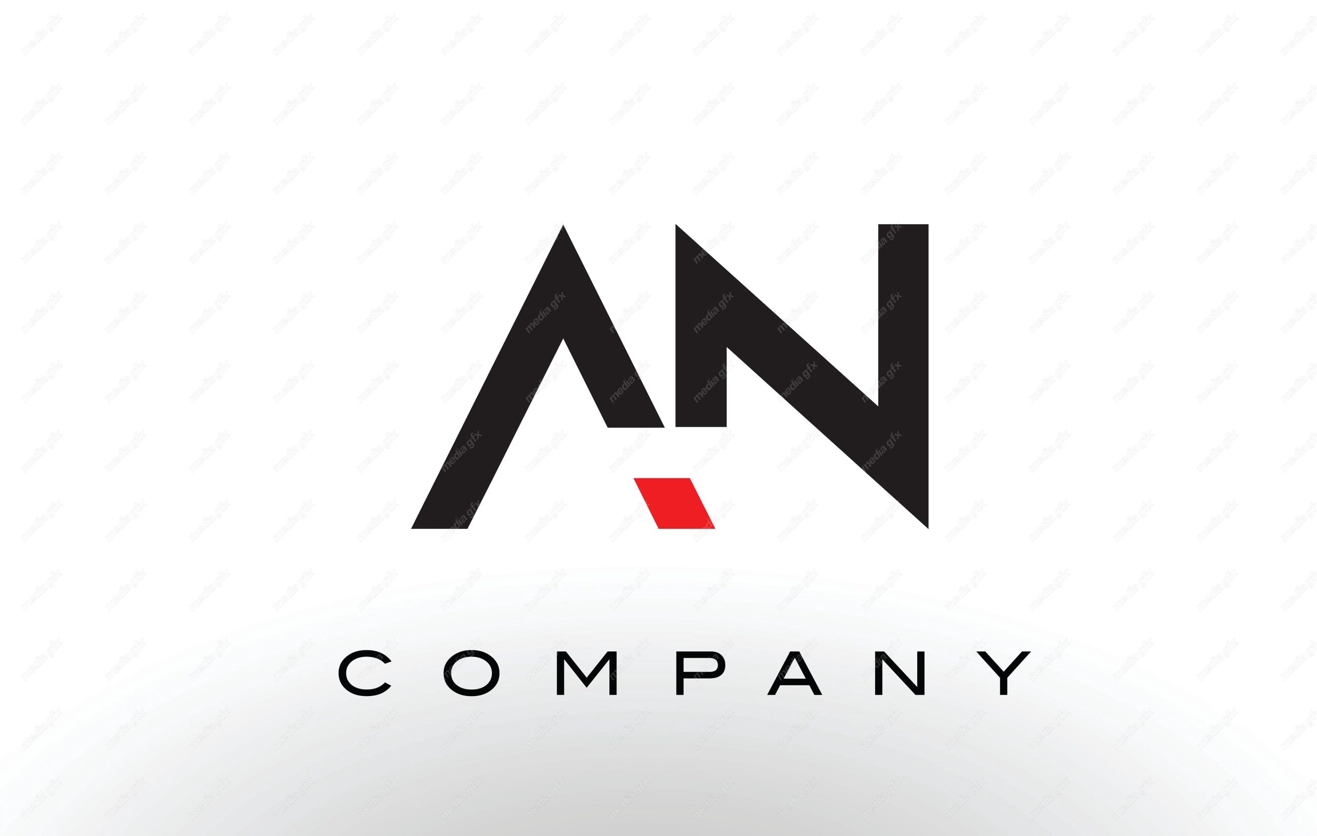 لوگوی انتزاعی حروف AN انگلیسی MV004669