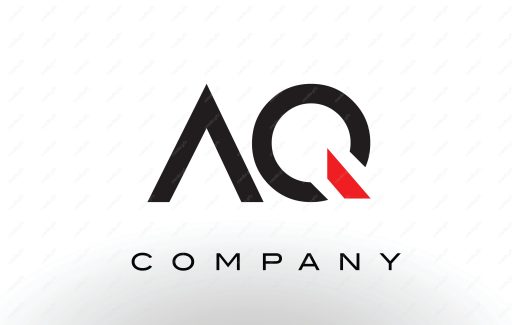 لوگوی انتزاعی حروف AQ انگلیسی MV004671