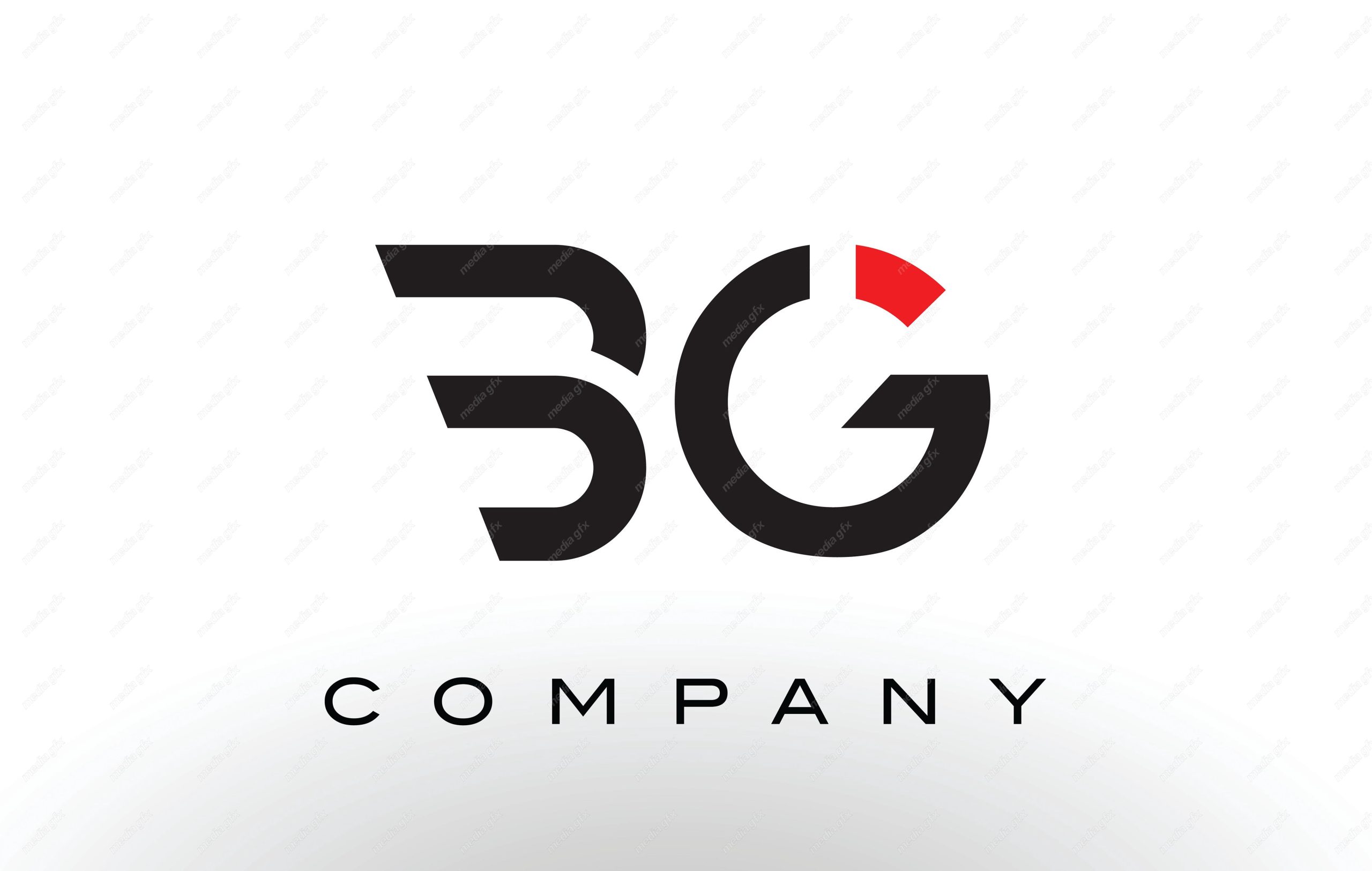 لوگوی انتزاعی حروف BG انگلیسی MV004681