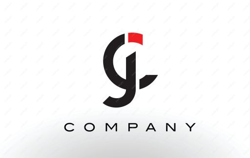 لوگوی انتزاعی حروف CJ انگلیسی MV004687