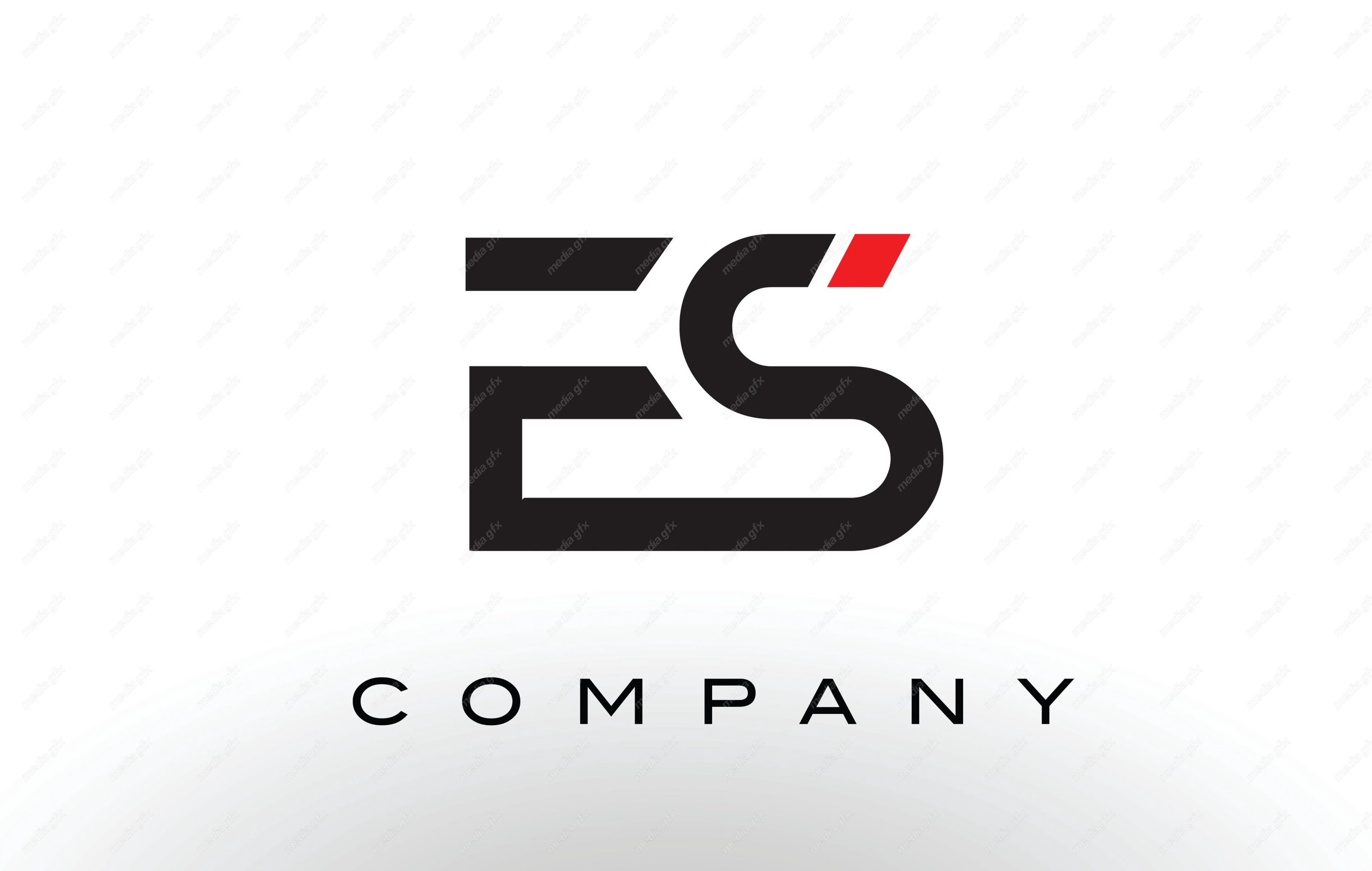 لوگوی انتزاعی حروف ES انگلیسی MV004692