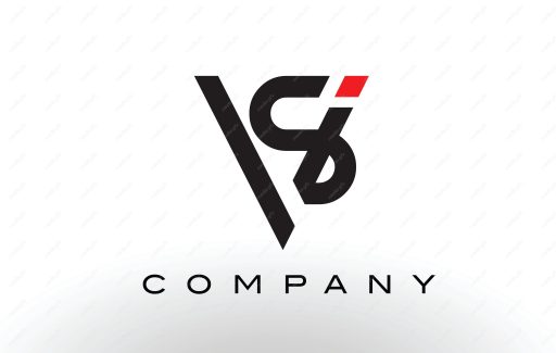 لوگوی انتزاعی حروف VS انگلیسی MV004721