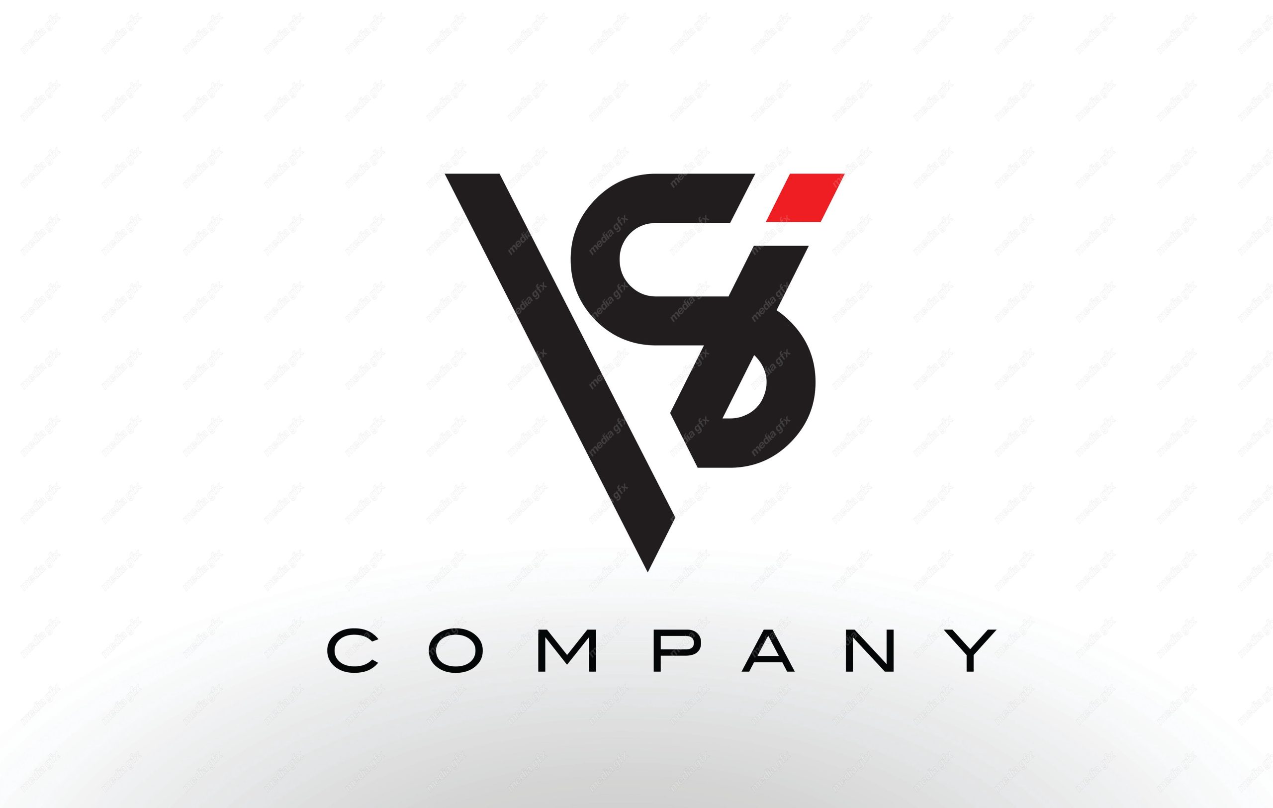 لوگوی انتزاعی حروف VS انگلیسی MV004721