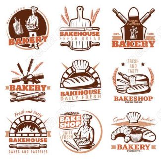 وکتور لوگو قدیمی نانوایی MV002770