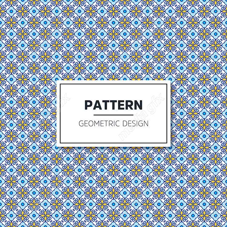 وکتور پترن نقش و نگار سنتی گلدار MV002787