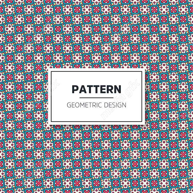 وکتور پترن نقش و نگار سنتی گلدار MV002788