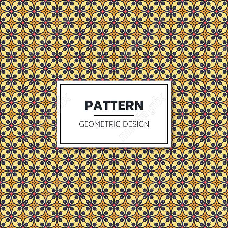 وکتور پترن نقش و نگار سنتی گلدار MV002790