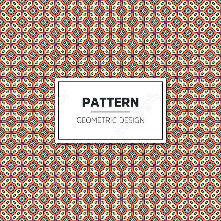 وکتور پترن نقش و نگار سنتی گلدار MV002800