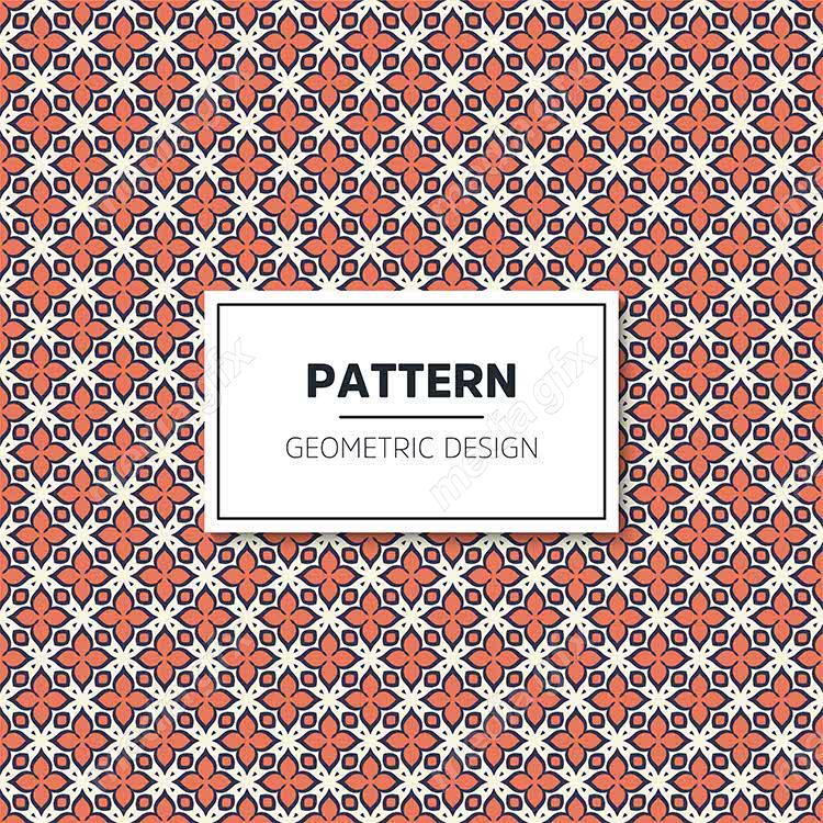 وکتور پترن نقش و نگار سنتی گلدار MV002801