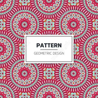 وکتور پترن نقش و نگار سنتی گلدار MV002802