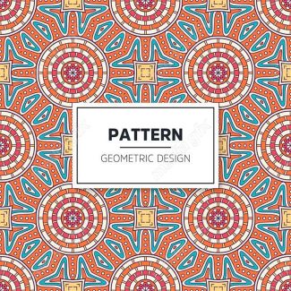 وکتور پترن نقش و نگار سنتی گلدار MV002805