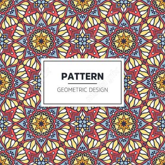 وکتور پترن نقش و نگار سنتی گلدار MV002807