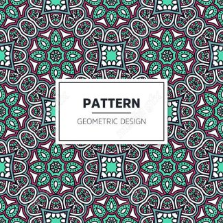 وکتور پترن نقش و نگار سنتی گلدار MV002811