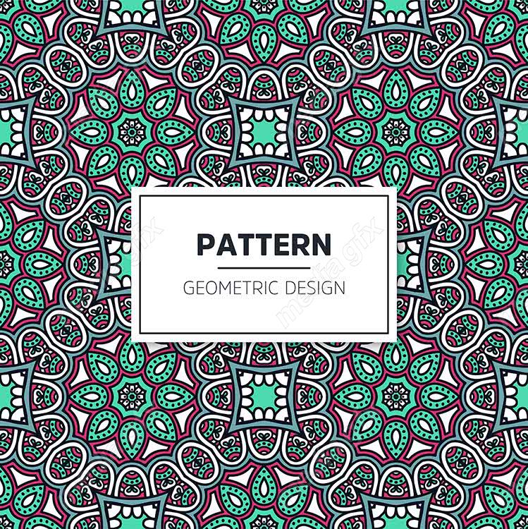 وکتور پترن نقش و نگار سنتی گلدار MV002811