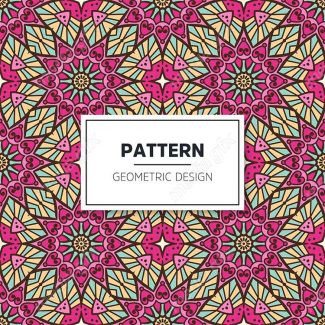 وکتور پترن نقش و نگار سنتی گلدار MV002818