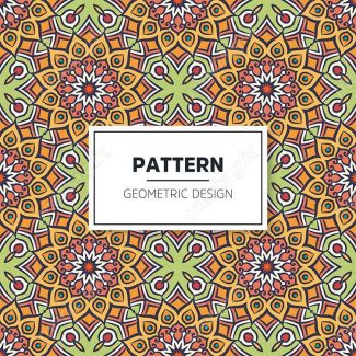 وکتور پترن نقش و نگار سنتی گلدار MV002820