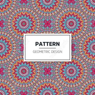 وکتور پترن نقش و نگار سنتی گلدار MV002826