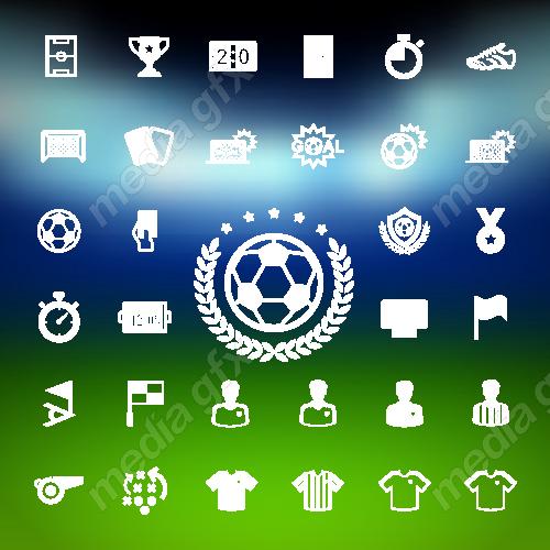 وکتور آیکن ورزش فوتبال  MV003003