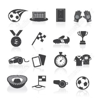 وکتور آیکن ورزش فوتبال MV003004